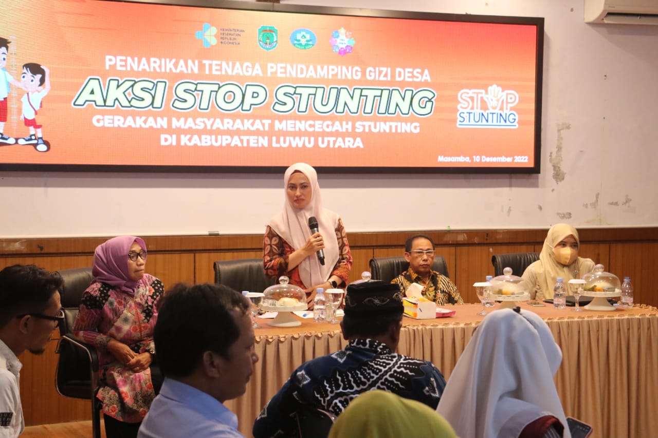Pendamping Gizi Desa Sukses Turunkan Prevalensi Stunting di Luwu Utara, Indah Putri : Banyak Dampak Positif Dihasilkan
