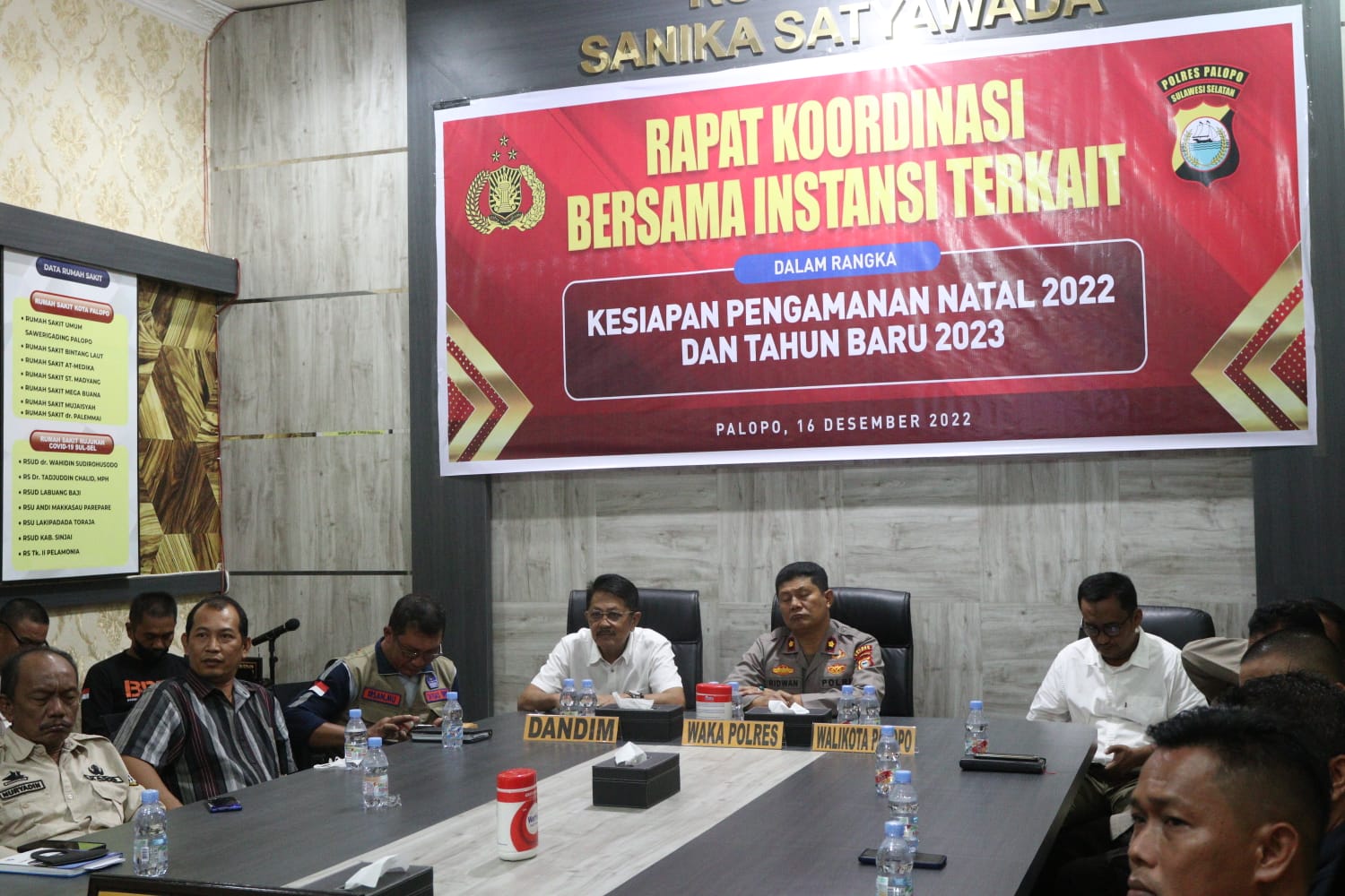 Pengamanan Natal dan Tahun Baru, Pemkot-Polres Palopo Vicon dengan Kapolri