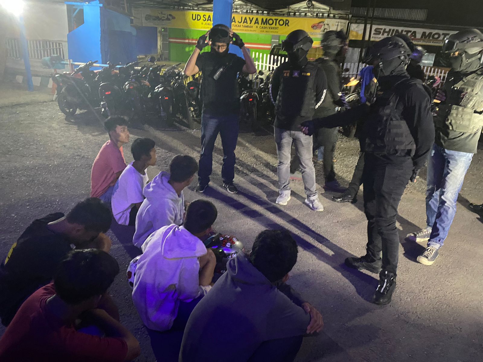 Balap Liar di Kawasan Masjid Jami Tua, 10 Remaja Diamankan Timsus Presisi Polres Palopo