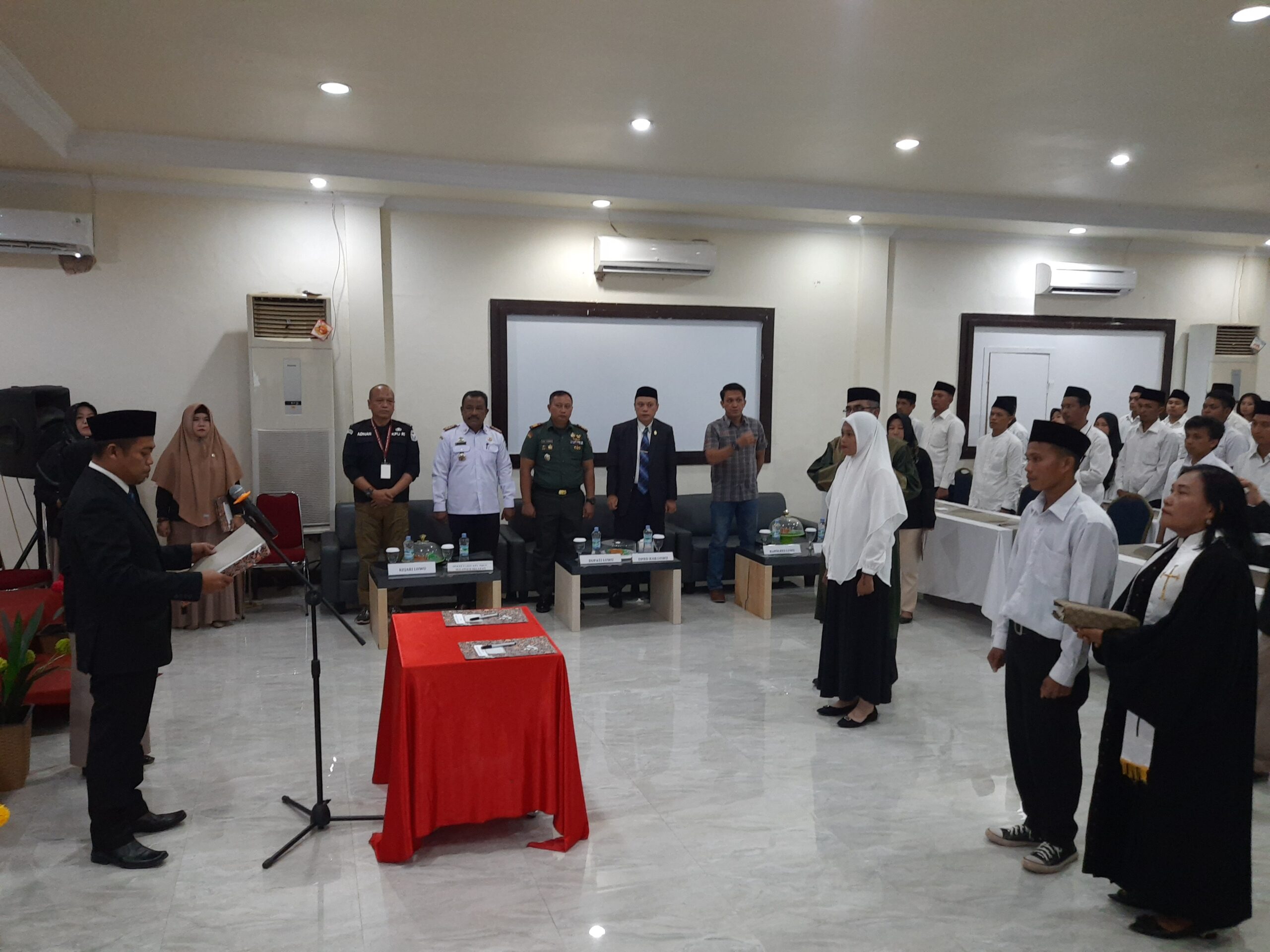 KPU Luwu Lantik 110 Anggota PPK, Hasan Sufyan: Langsung Tancap Gas