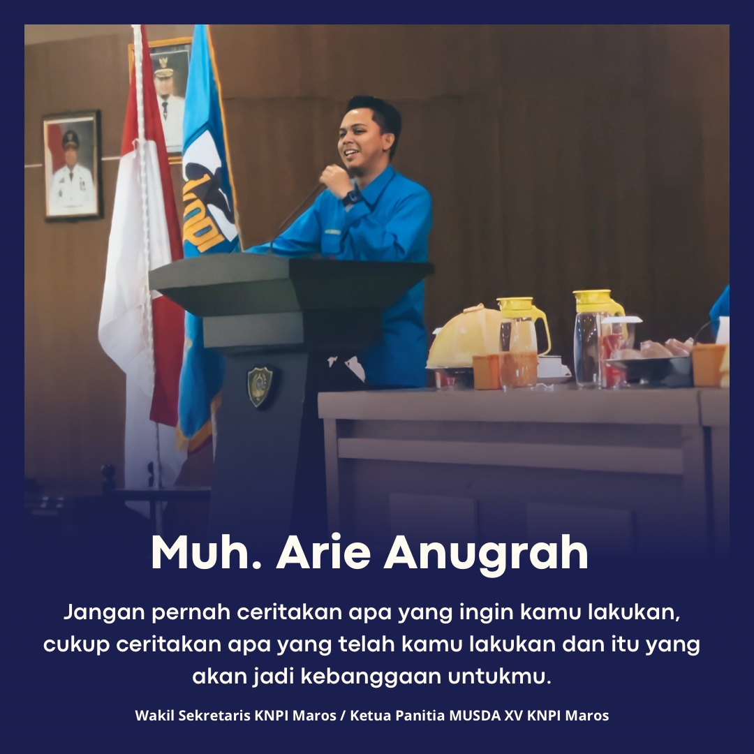 Arie Anugrah Raih Poling Tertinggi Sekretaris KNPI Maros