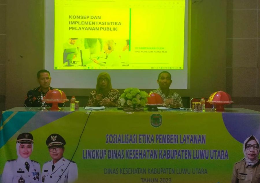 Kadis Kesehatan Lutra Tekankan Pentingnya Etika Dalam Pemberian Layanan