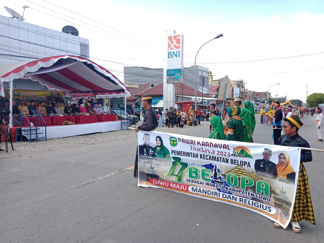 Pembukaan Hari Jadi Kota Belopa ke 17, Ada Pertunjukan Karnaval Budaya