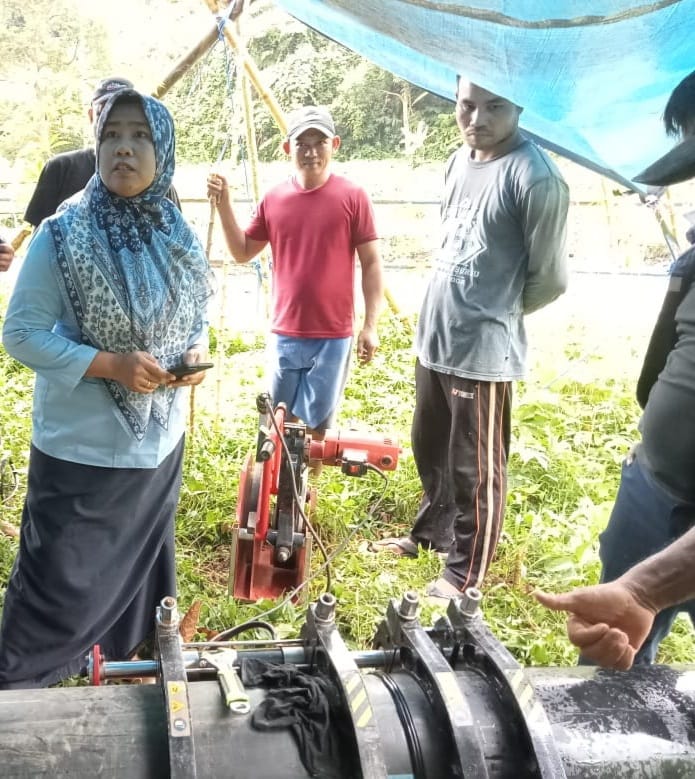 Atasi Krisis Air Bersih, Intake Air Baku Sungai Labongko di IPA IKK Burau Luwu Timur Mulai Dikerja