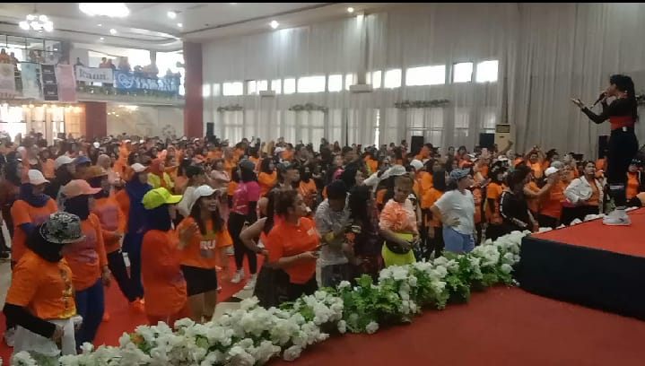 Adelfa Gelar Zumba Tour, Diikuti Perserta se-Luwu Raya
