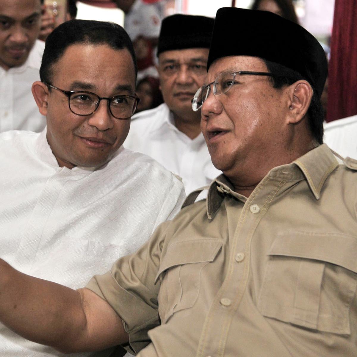 Survei Capres Indikator Politik : Elektabilitas Anies -Prabowo Sama 21,7 Persen