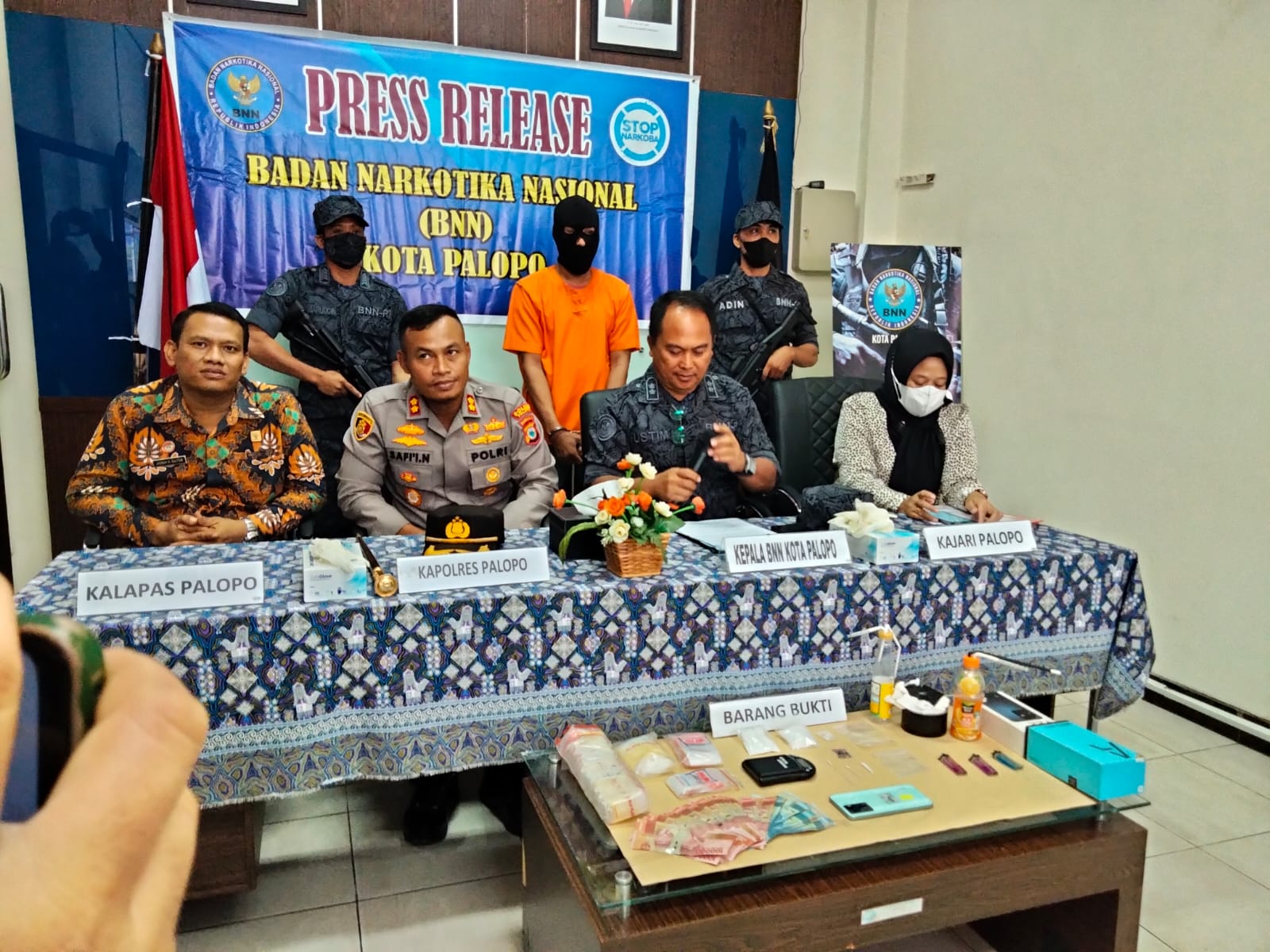 Belum Setahun Hirup Udara Segar, Residivis Narkoba Asal Bassiang Diringkus BNN Palopo