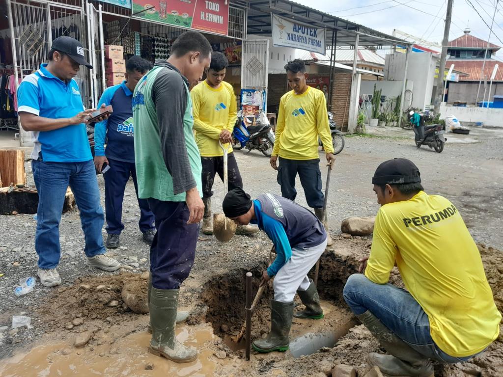 Gerak Cepat Lakukan Perbaikan, Upaya PAM TM Maksimalkan Distribusi Air ke Warga