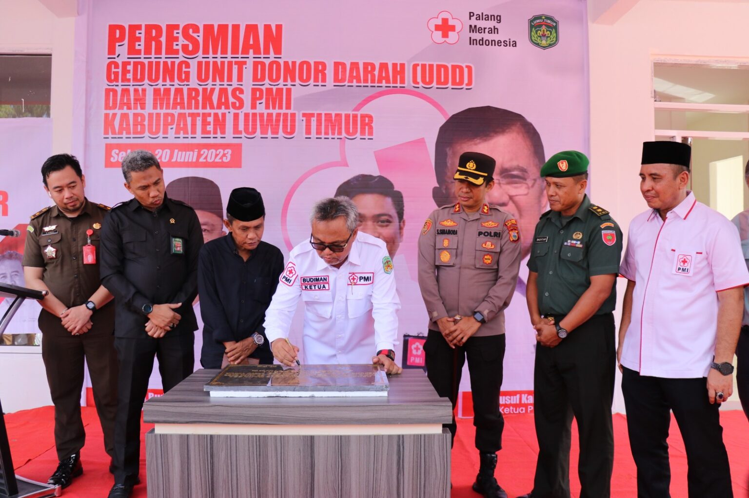 10 Tahun Dinanti, Budiman Resmikan Markas PMI Luwu Timur