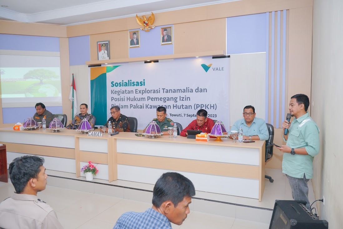 PT Vale Akan Eksplorasi Blok Tanamalia di Towuti