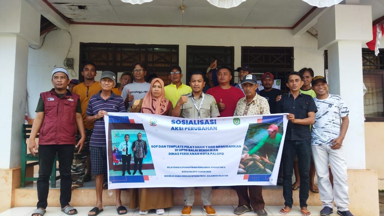 Dinas Perikanan Palopo Gelar Sosialisasi Aksi Perubahan