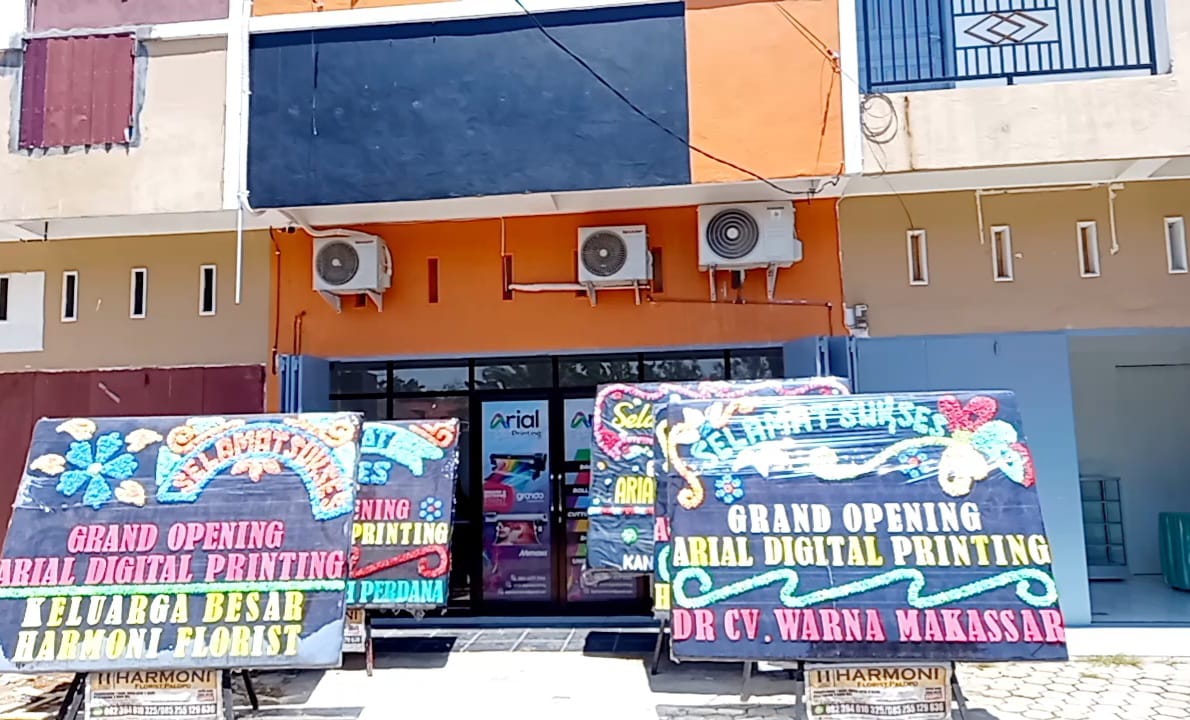 Baru Dibuka, Arial Digital Printing Palopo Gunakan Mesin Terbaik