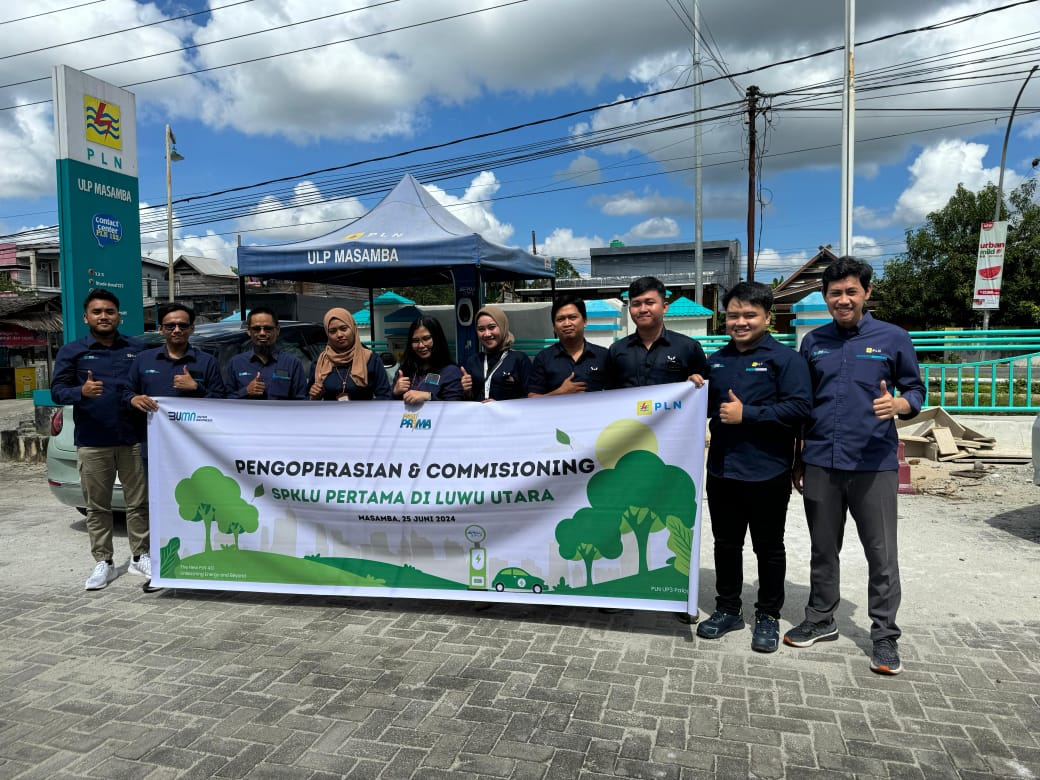 Pengoperasian SPKLU Pertama di Luwu Utara: Langkah Awal Menuju Green Energy