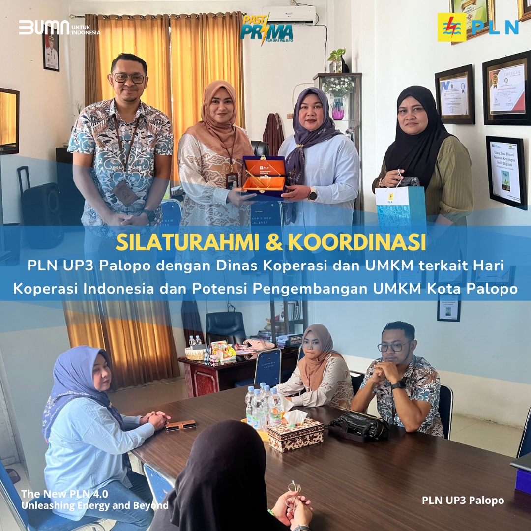 PLN UP3 Palopo dan Dinas Koperasi UMKM Kota Palopo bersinergi mengembangkan UMKM Kota Palopo