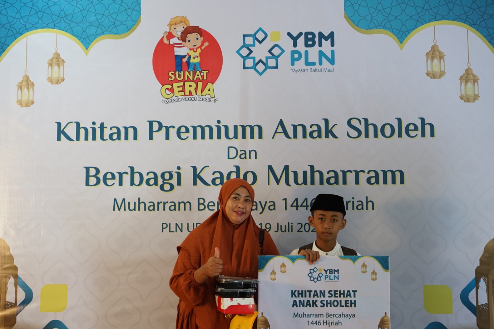 YBM PLN UP3 PALOPO, SUKSES GELAR KHITAN PREMIUM ANAK SHOLEH GRATIS UNTUK 56 ANAK KURANG MAMPU SE-KOTA PALOPO
