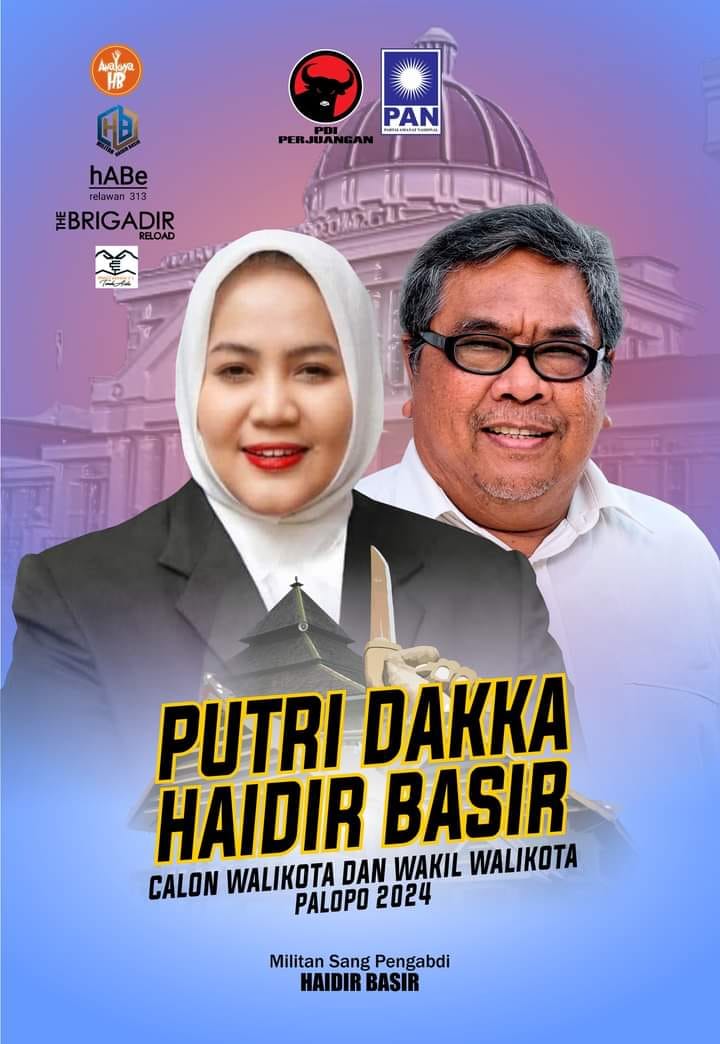 Fix Berpasangan !!  Haidir Basir ke Jakarta Dampingi Puteri Dakka Terima B1-KWK dari PDIP dan PAN