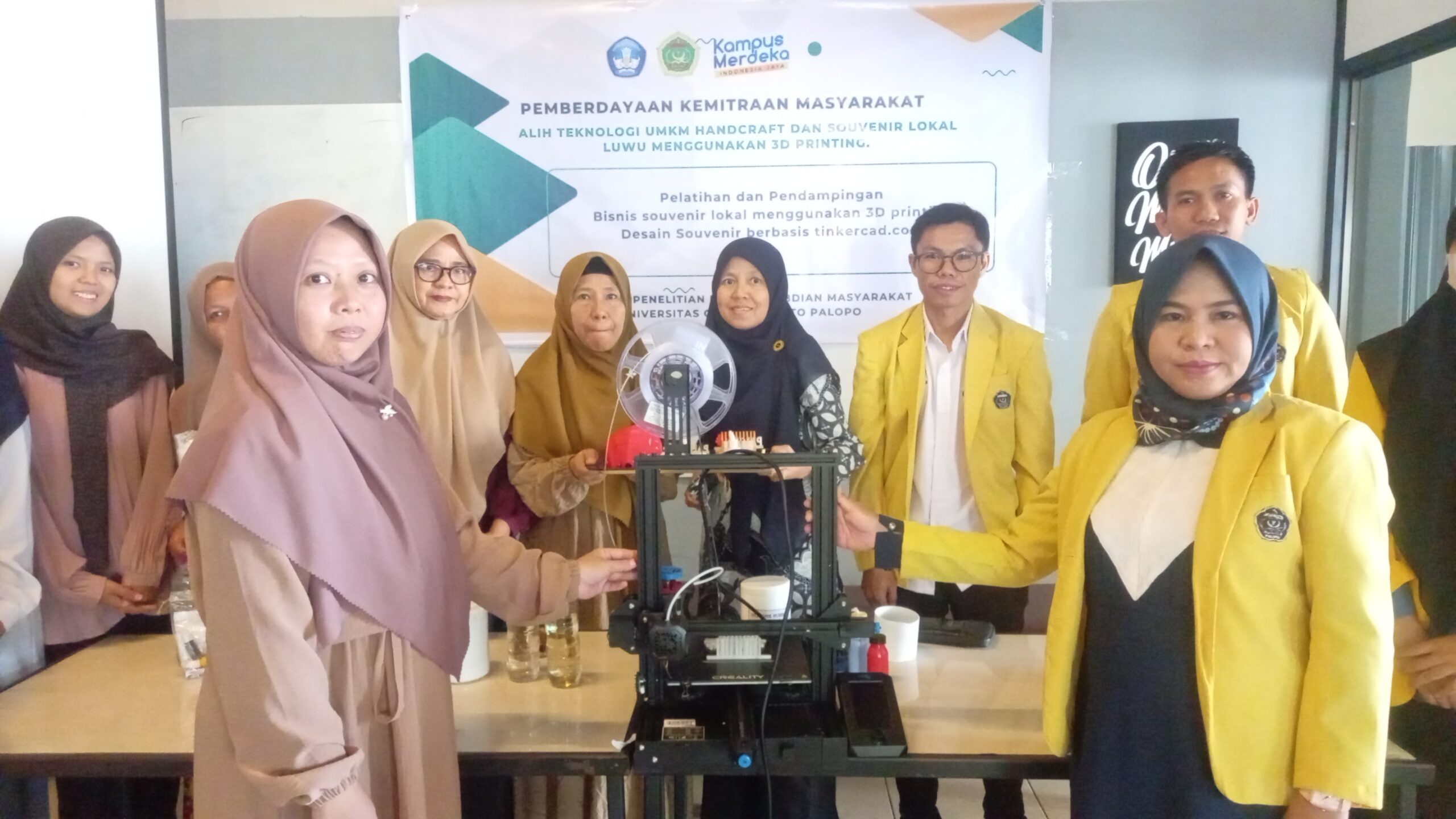 UNCP Gelar Pelatihan Penggunaan 3D Printing,Tingkatkan Pendapatan UMKM
