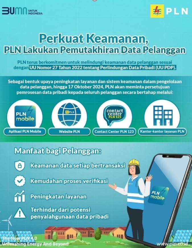 Terapkan  UU Perlindungan Data Pribadi, PLN Pastikan Data Pelanggan Aman