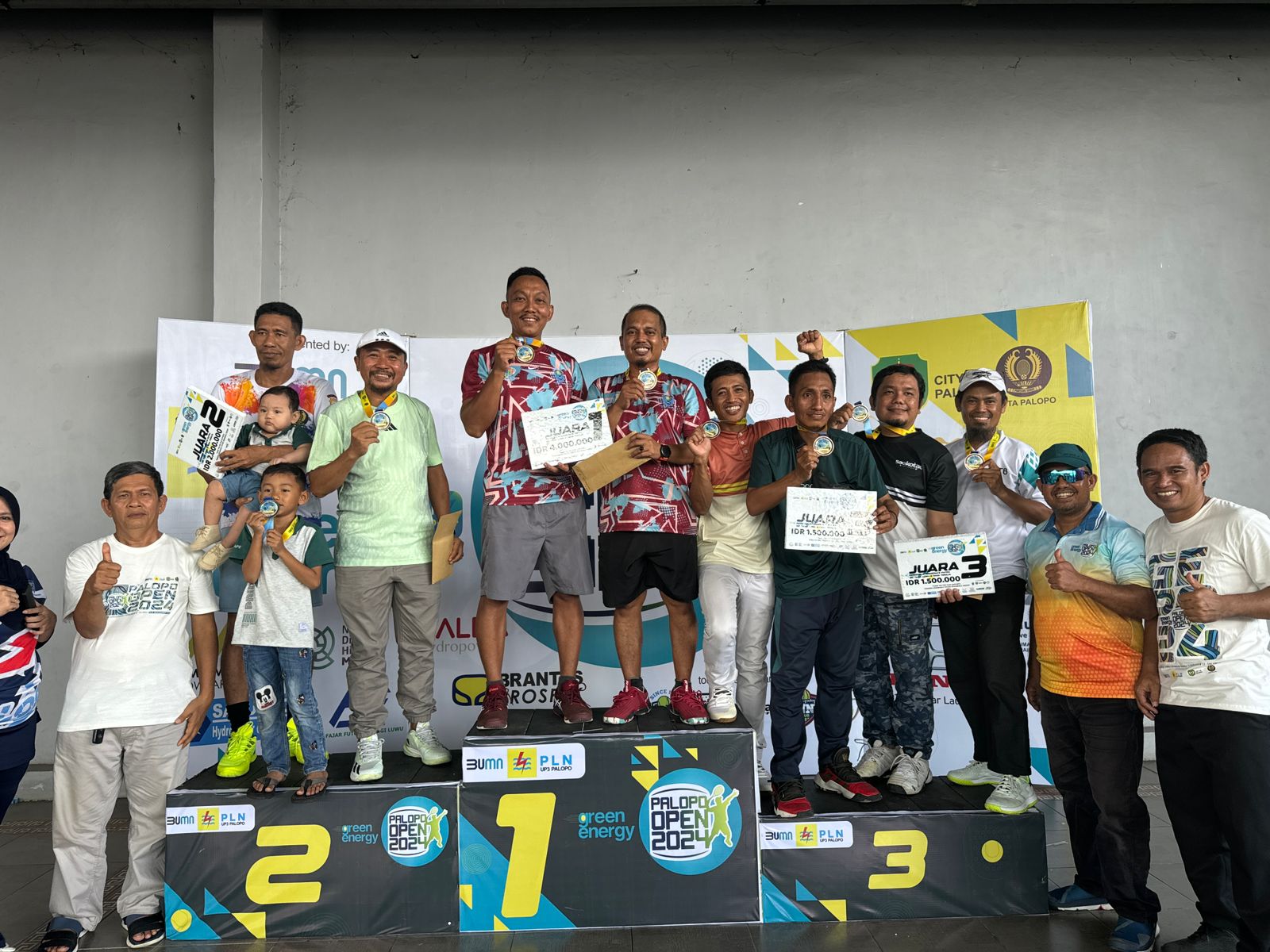 PLN UP3 Palopo sukses gelar Turnamen Tennis Green Energy Palopo Open 2024