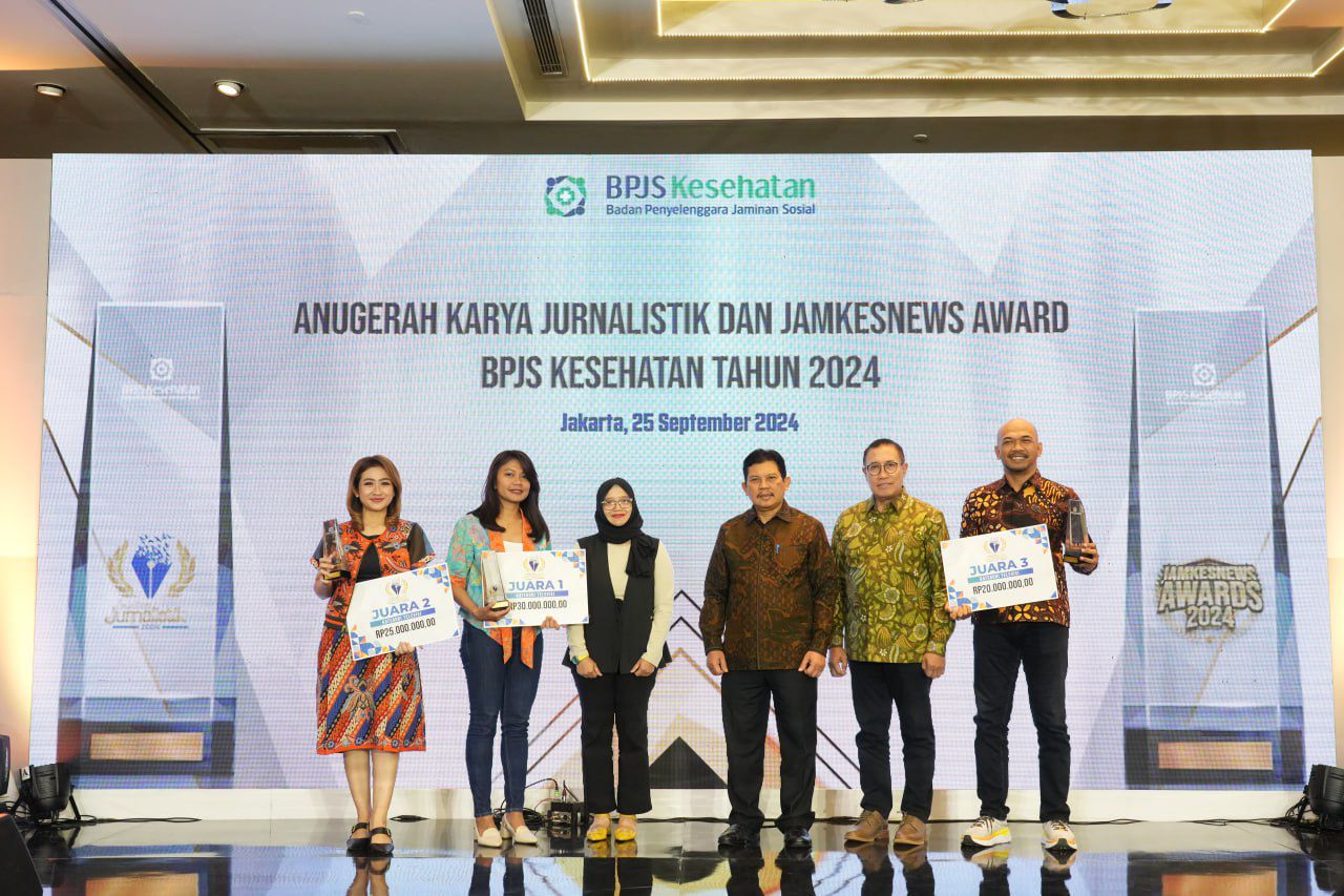 BPJS Kesehatan Berikan Penghargaan Jurnalis dan Media Massa