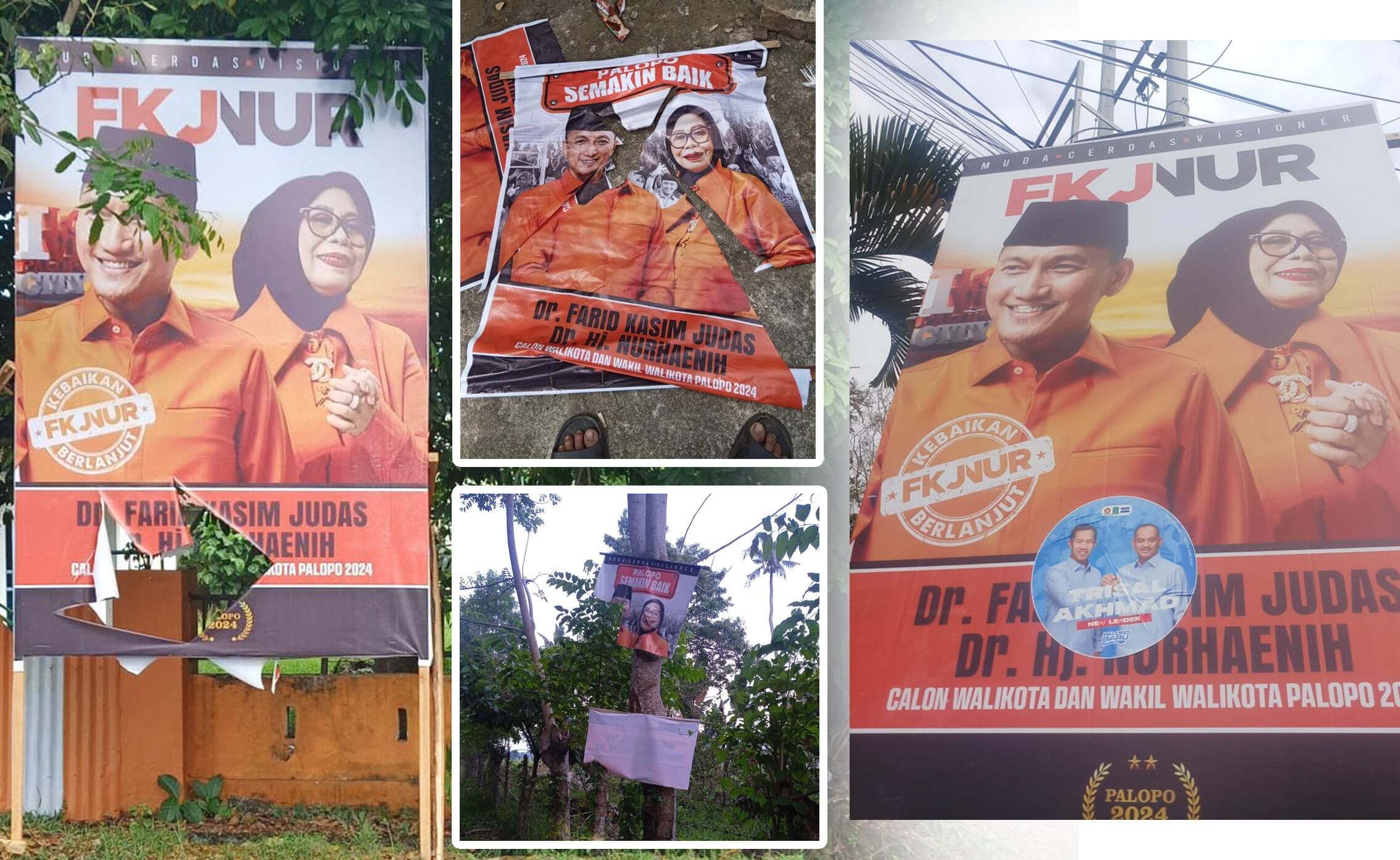 Banyak Balihonya Dirusak, FKJ Minta Relawan Tak Terprovokasi dan Doakan Pelakunya Diberi Hidayah