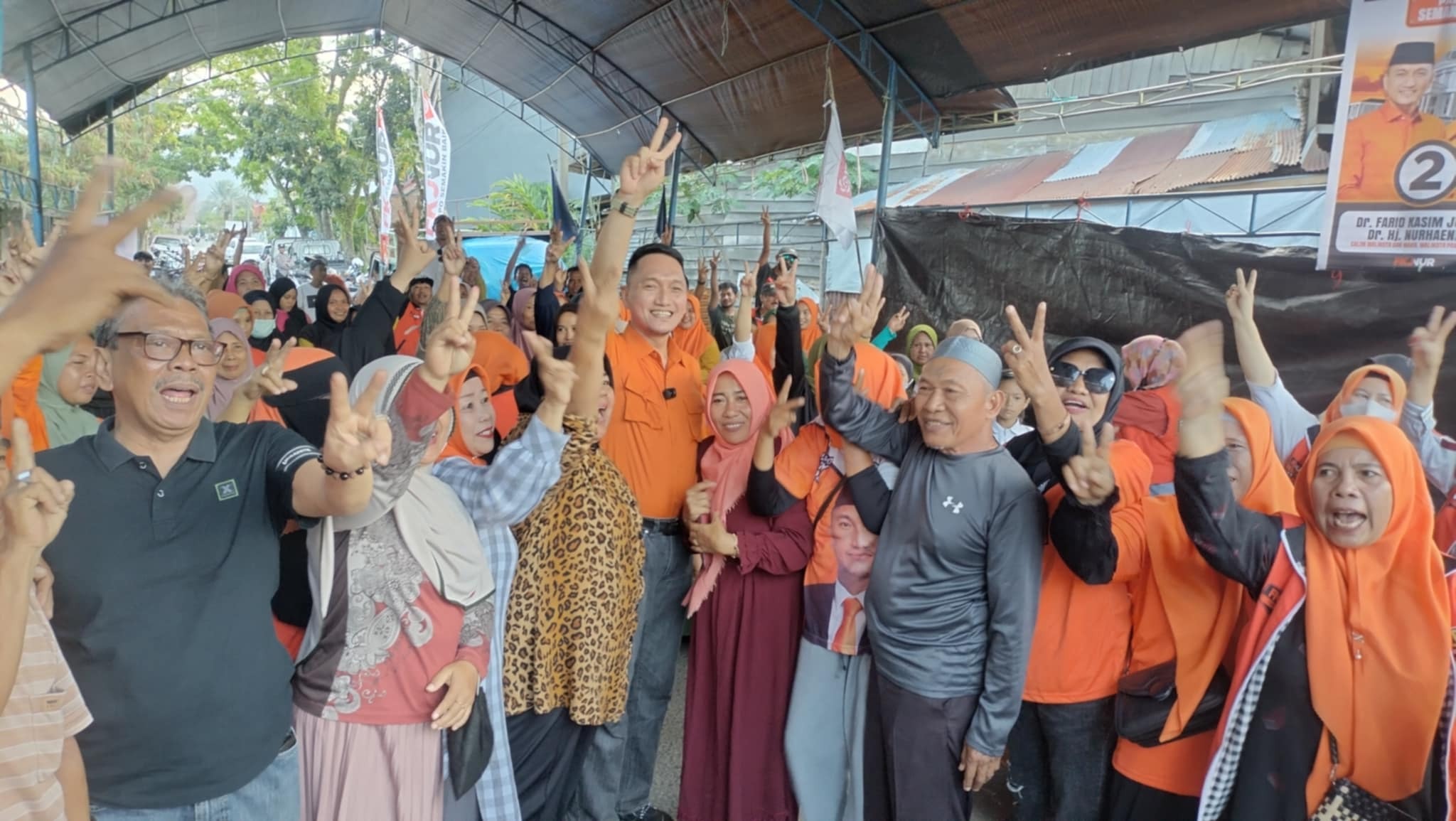 Kampanye di Dangerakko, FKJ: Kalau Diberi Amanah Pimpin Palopo, Satu Minggu Setelah Dilantik Saya Bayar Insentif RT/RW