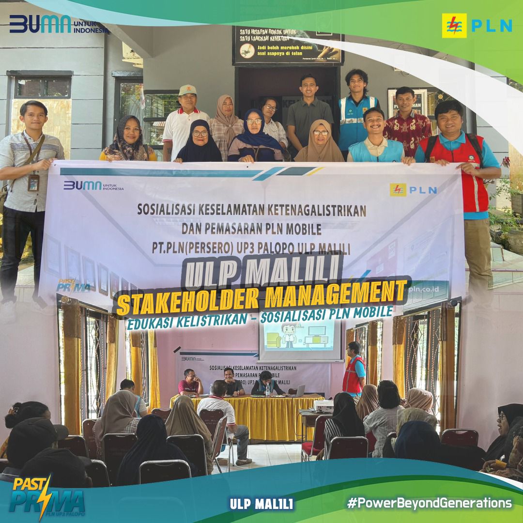 PLN ULP Malili Sosialisasikan Keselamatan Ketenagalistrikan dan PLN Mobile di Kelurahan Malili, Kabupaten Luwu Timur