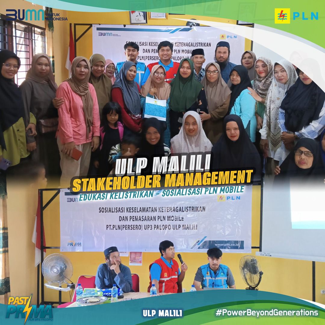 PLN ULP Malili Sosialisasikan Keselamatan Ketenagalistrikan dan Aplikasi PLN Mobile di Desa Baruga, Kecamatan Malili, Kabupaten Luwu Timur