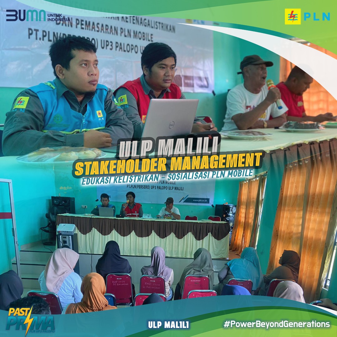 PLN ULP Malili Sosialisasikan Keselamatan Ketenagalistrikan dan Aplikasi PLN Mobile di Desa Balantang, Kecamatan Malili, Kabupaten Luwu Timur