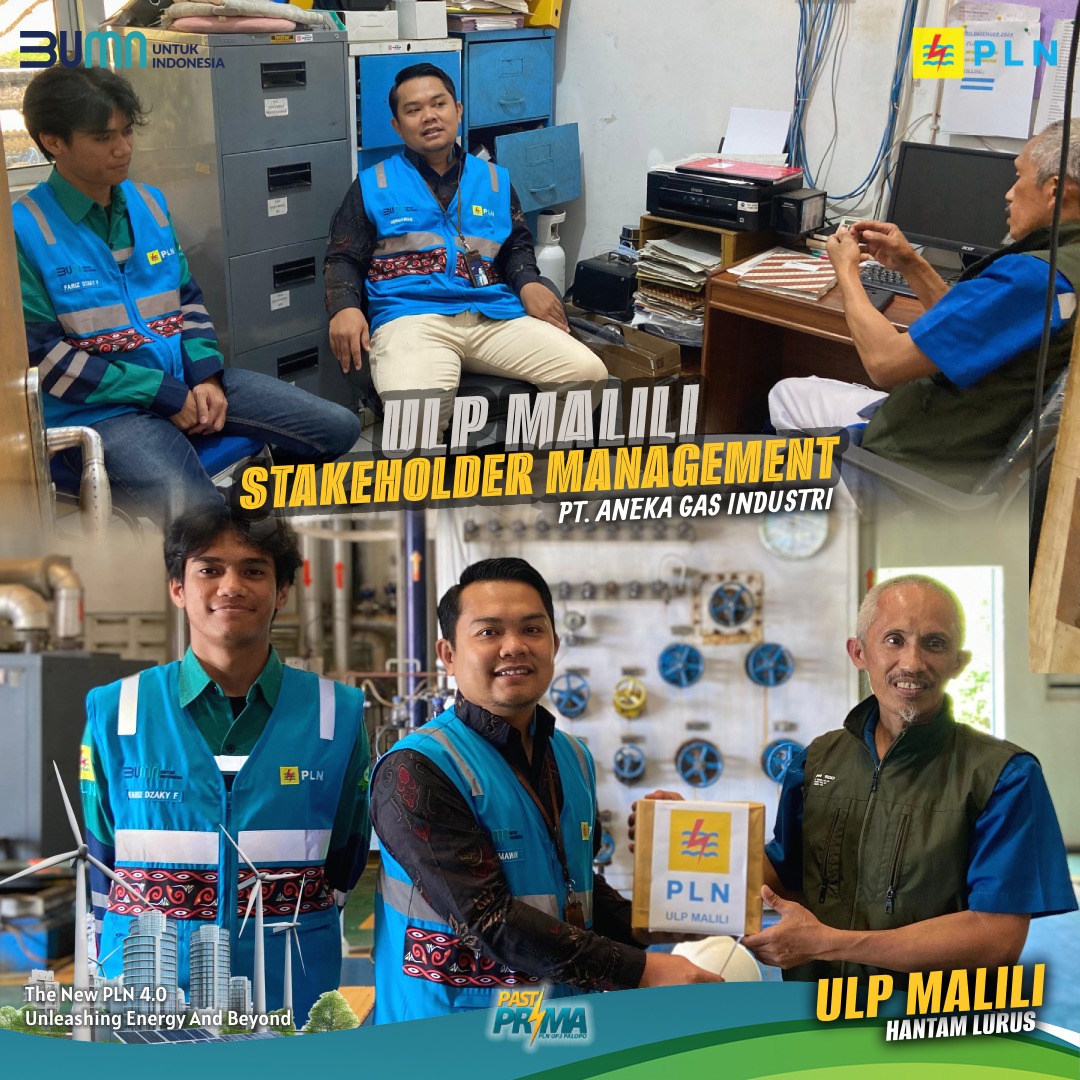 Kehandalan Jaringan Listrik, PLN ULP Malili Kolaborasi PT Aneka Gas Industri