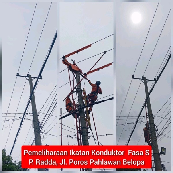 Tunjang Keandalan Listrik di Belopa,PLN Palopo Lakukan Pemeliharaan Listrik Tanpa Pemadaman Listrik