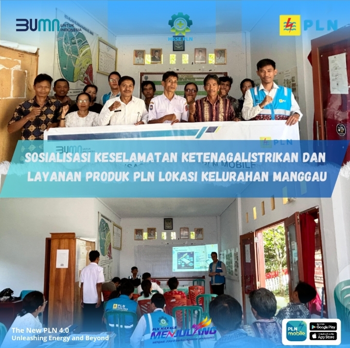 PLN ULP Makale Sosialisasi Produk Layanan PLN , Keselamatan Ketenagalistrikan dan Diskon Tarif 50 Persen di Kelurahan Manggau