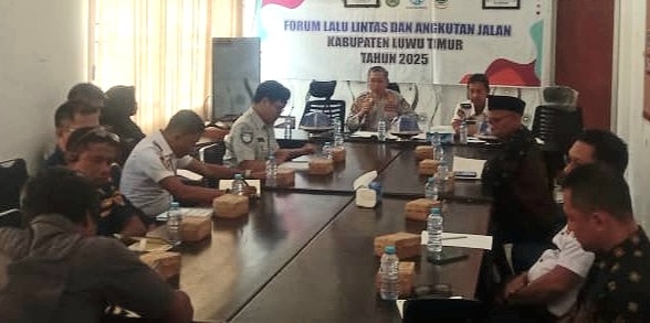 Forum Lalu Lintas Bersama Angkutan Jalan Kabupaten Luwu Timur Berkolaborasi Tekan Angka Kecelakaan