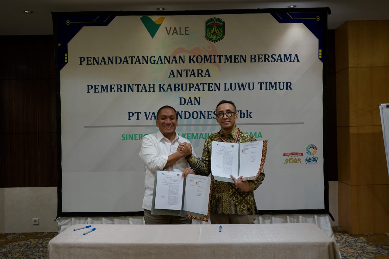 Pemkab Lutim dan PT Vale Teken MoU, Ibas: Untuk Kesejahteraan Masyarakat