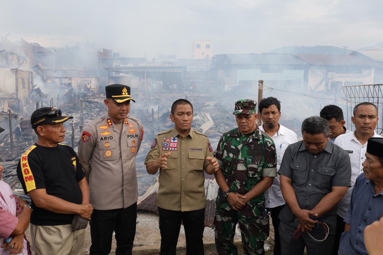 Kebakaran Hebat di Sorowako, Bupati Irwan: Ini Duka Kita, Segera Siapkan Bantuan Bagi Korban