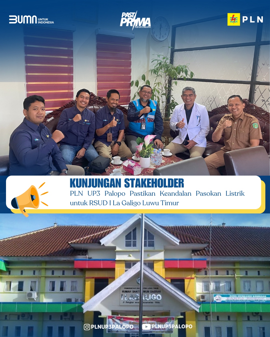 PLN UP3 Palopo Pastikan Keandalan Pasokan Listrik RSUD I La Galigo Luwu Timur