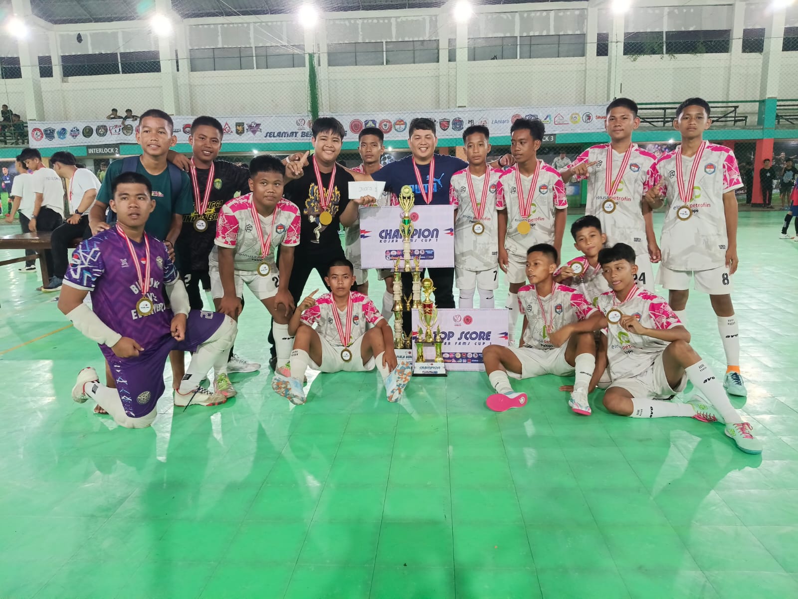 SMPN 6 Palopo Juara I Futsal Kojar Fam Cup I se Sulselbar