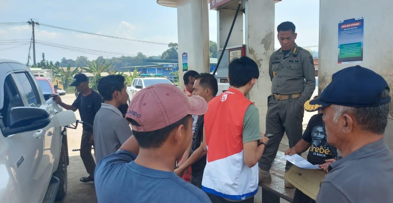 Polres dan Pemkab Lutim Inspeksi Ketat Penggunaan Barcode BBM di SPBU