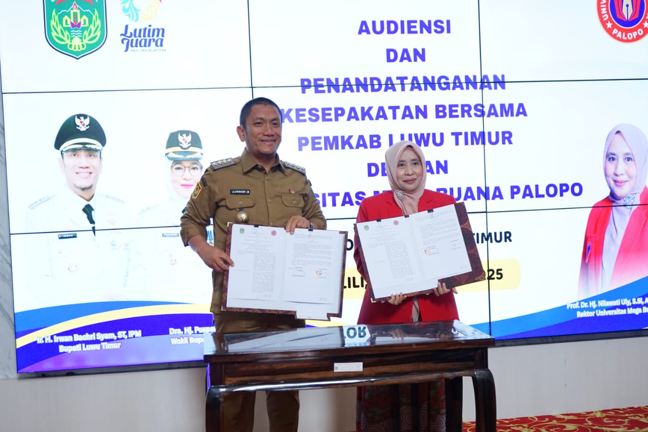 Tingkatkan Mutu Pendidikan, Bupati Luwu Timur Tekan MoU dengan UMB Palapo