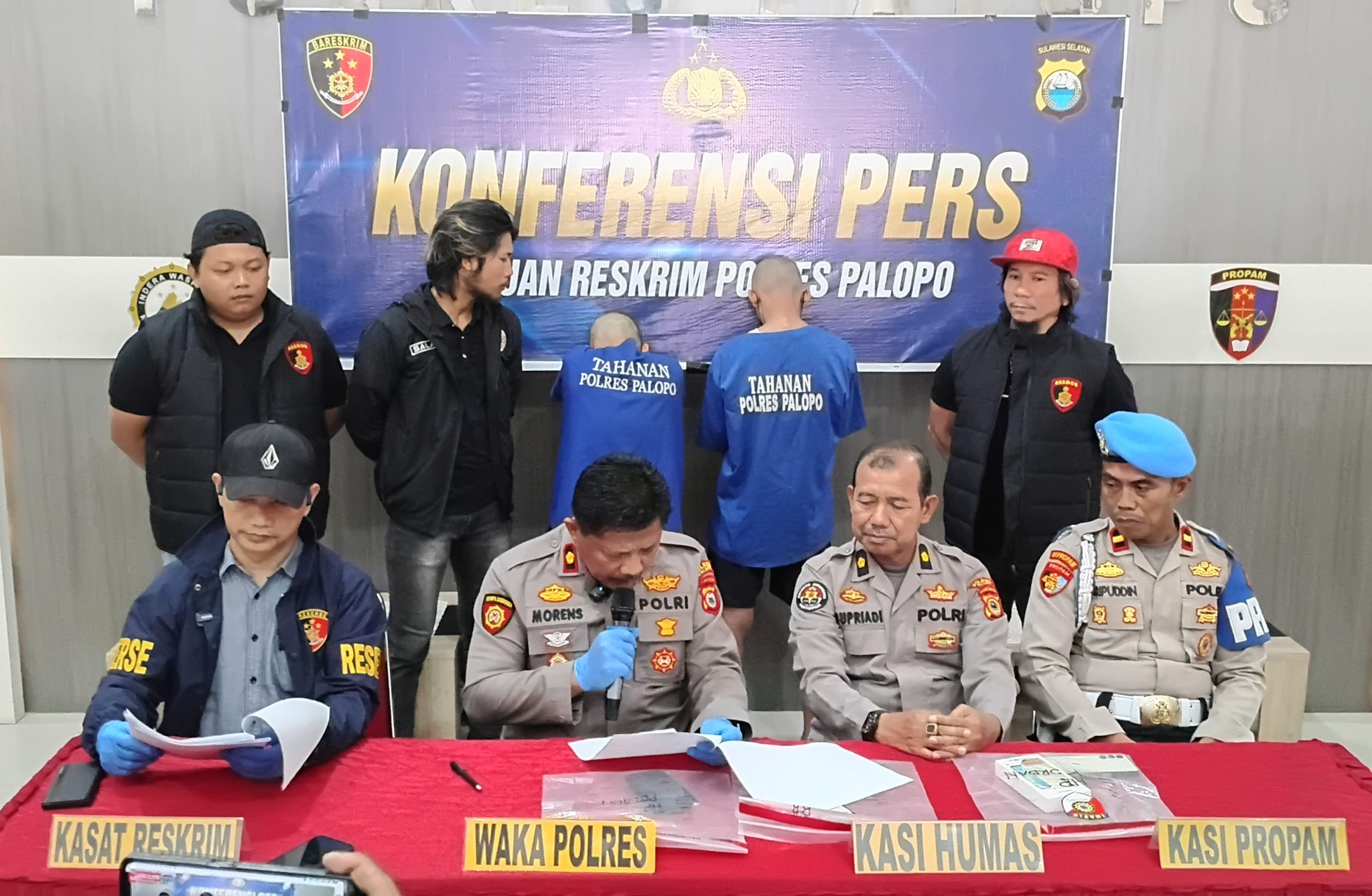 Sebulan Buron, Ballatong dan Bolang Ditangkap… Keduanya Pelaku Pencurian dan Pelecehan Honorer di Palopo