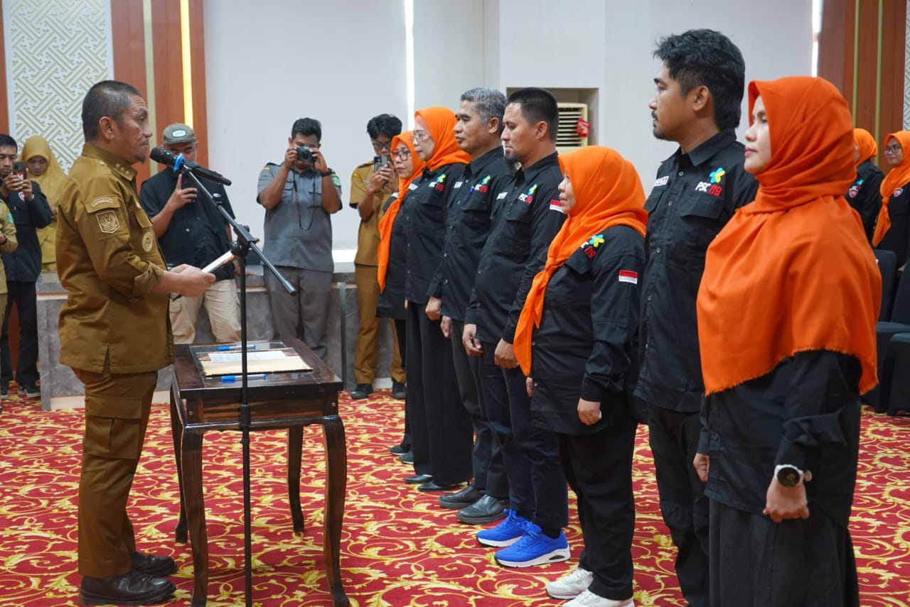 Lantik PSC 119, Bupati Lutim: Kalau Selama Ini Kinerja 50%, Sekarang Harus 100% Layani Masyarakat