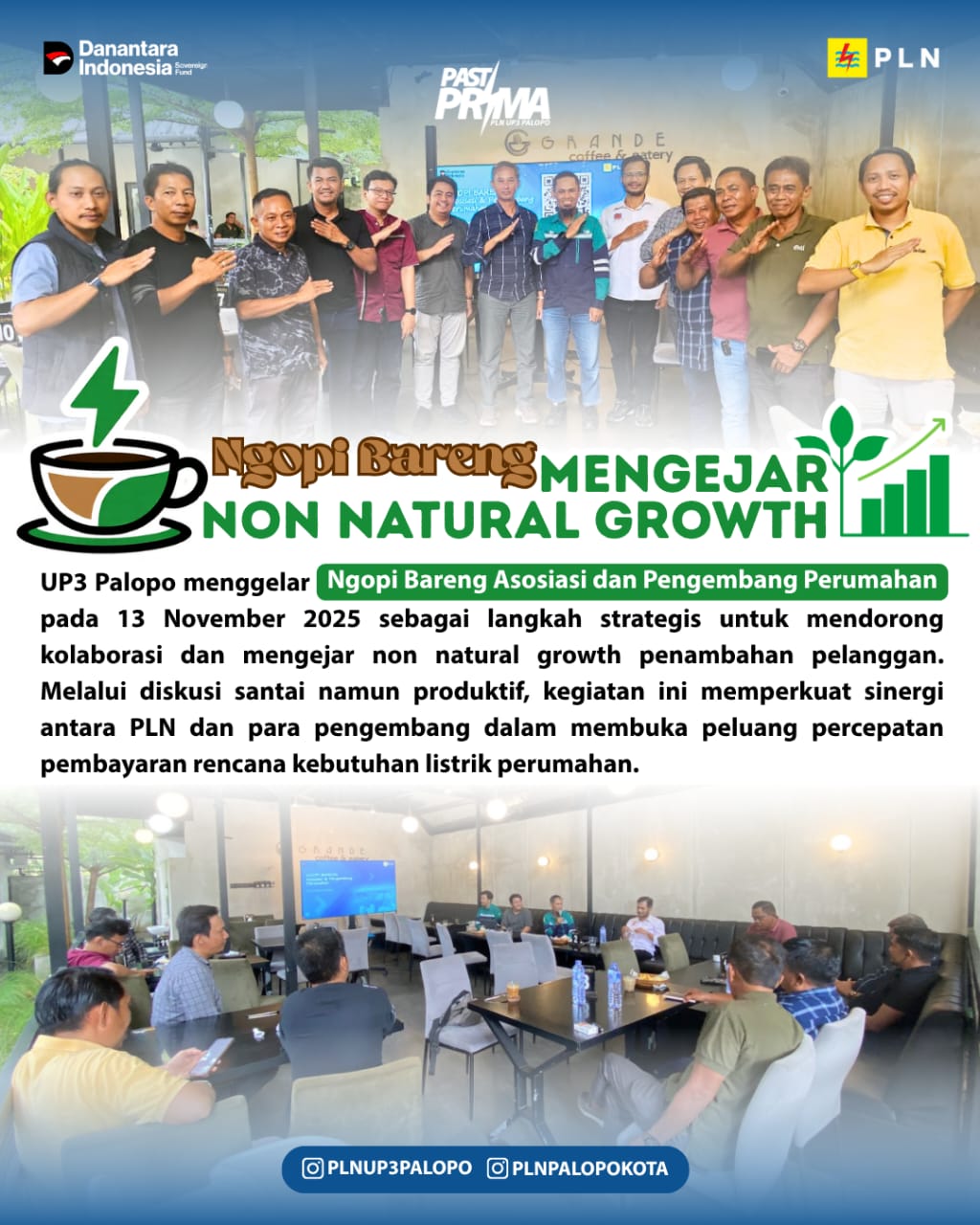 PLN Gelar “Ngopi Bareng” Percepat Realisasi Listrik Perumahan di Palopo dan Luwu Raya