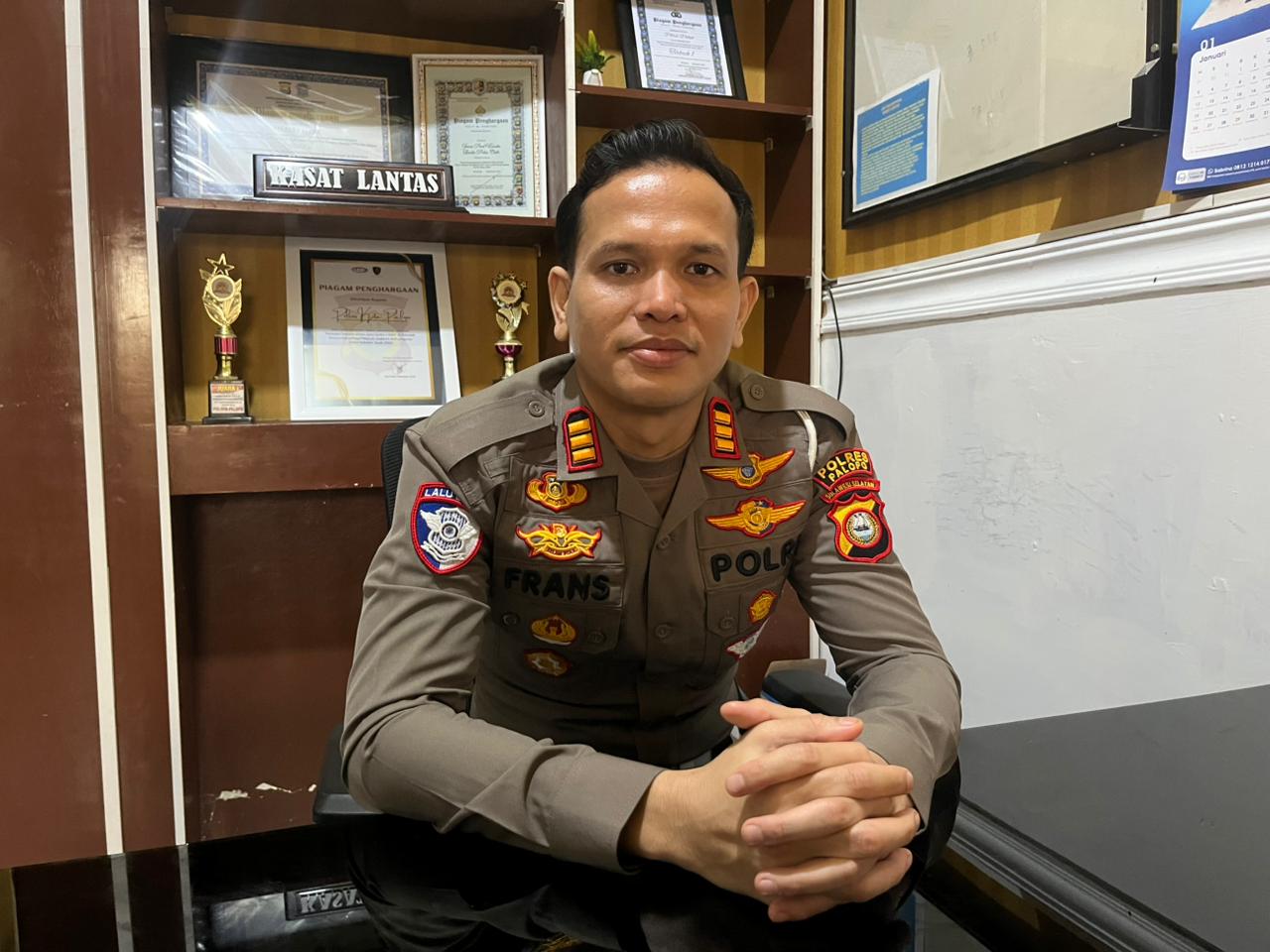 Bercita-Cita Jadi Polisi Sejak Kecil, AKP Frans Niovaldo Kini Jabat Kasatlantas Polres Palopo
