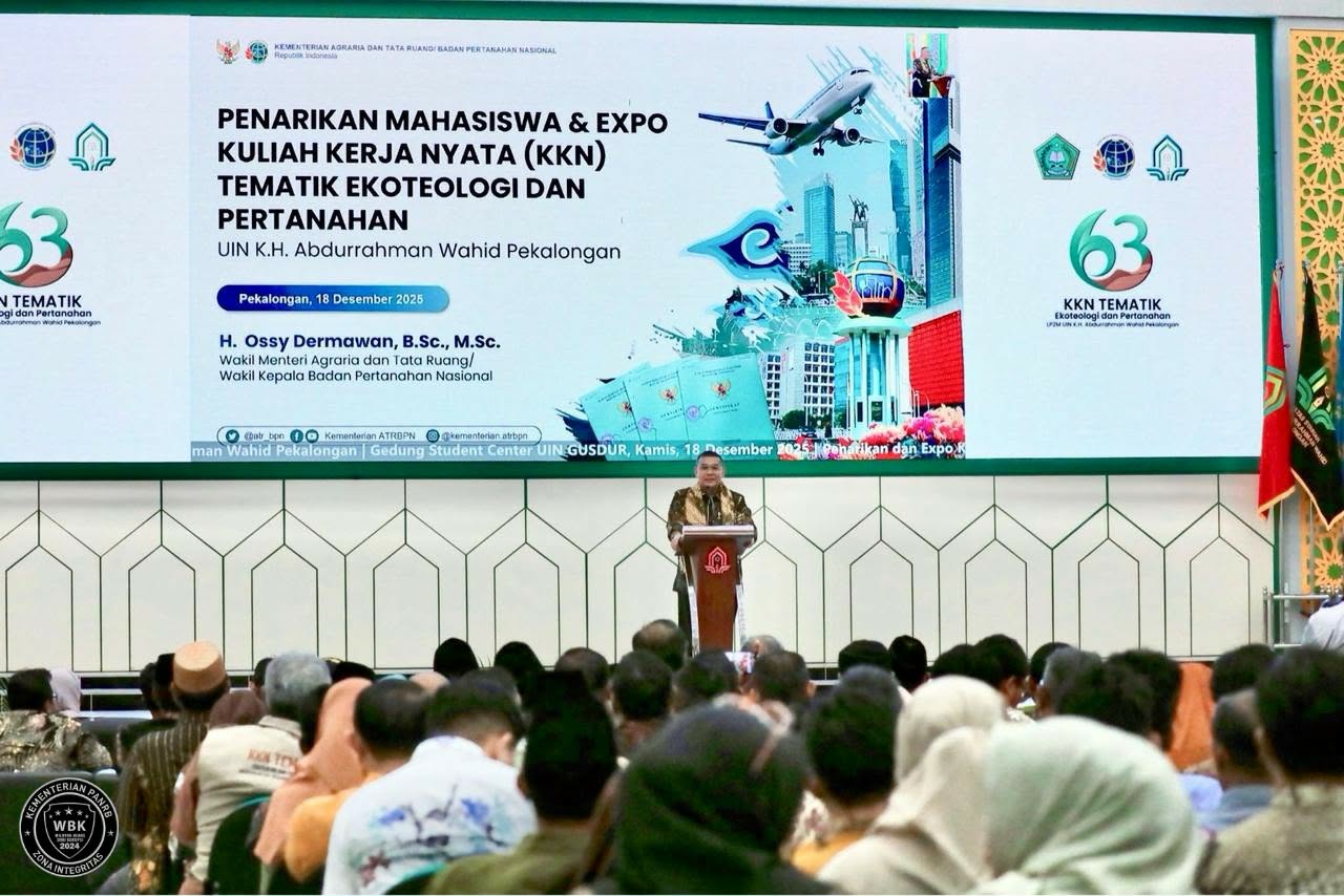 Wamen Ossy Apresiasi Peran Mahasiswa dalam Pencatatan Bidang Tanah Wakaf