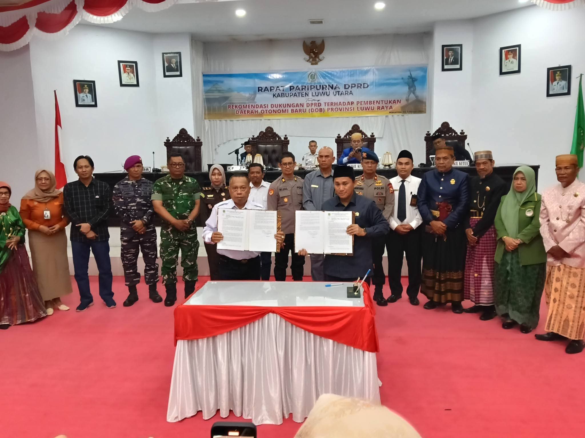 Terbitkan Rekomendasi Persetujuan, Ketua DPRD Lutra: Tidak Ada Alasan Menunda Pembentukan Provinsi Luwu Raya