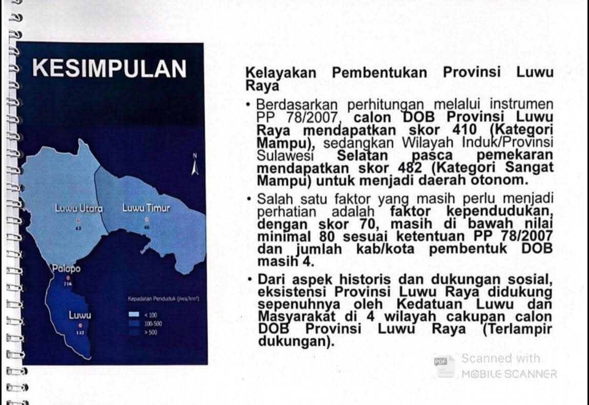 Tim I-OTDA Sarankan, Toraja Bergabung Solusi Terbaik Terbentuknya Provinsi Luwu Raya