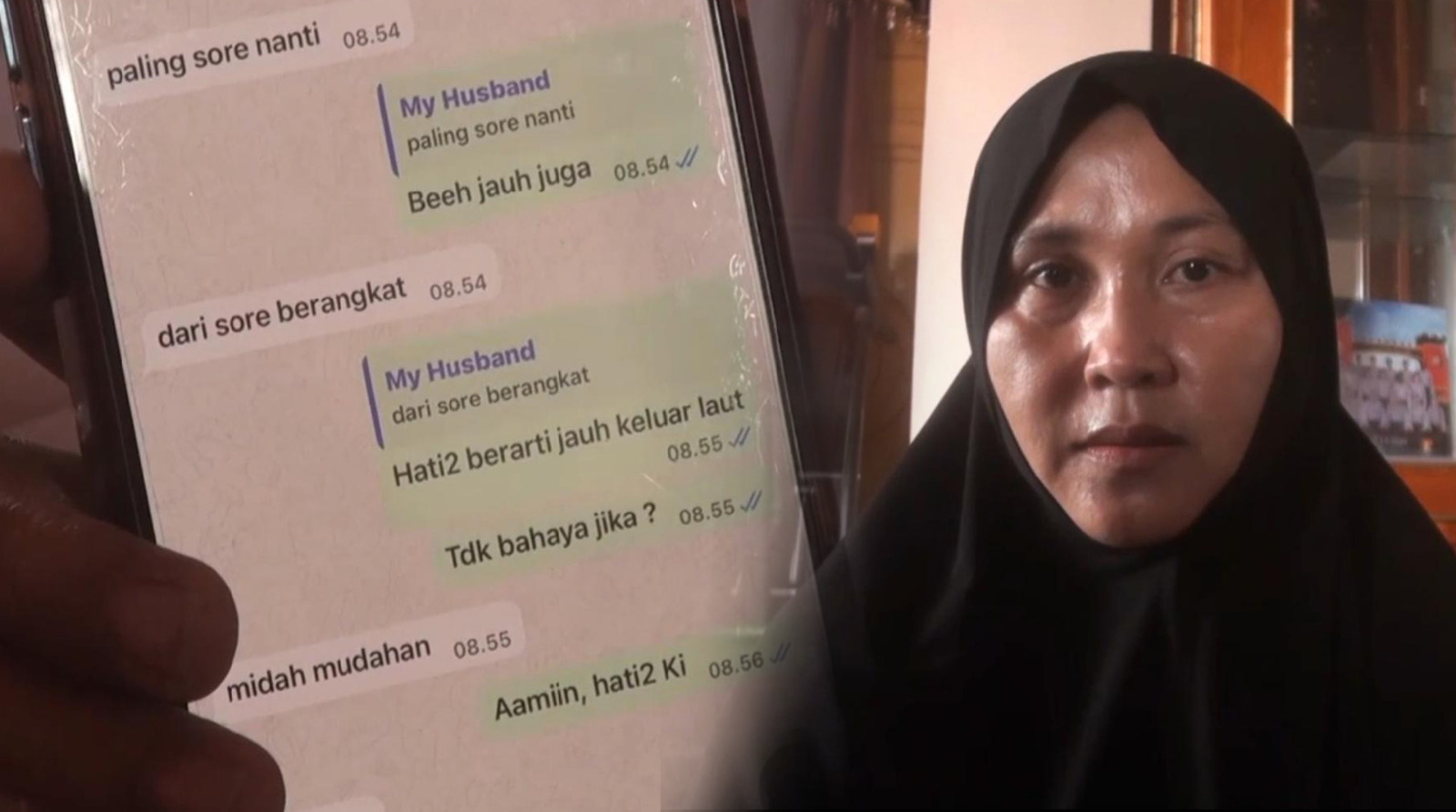 Video Call Jadi Percakapan Terakhir dengan Istri, Keluarga Kapten Miswar di Luwu Tunggu Kabar dari Timur Tengah