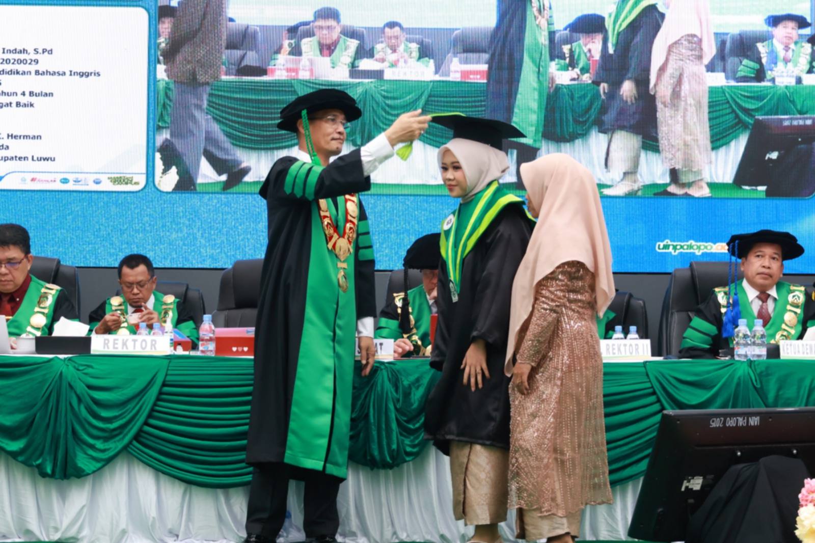 ADVETORIAL: 647 Wisudawan UIN Palopo Dikukuhkan, Menag Beri Ucapan Selamat