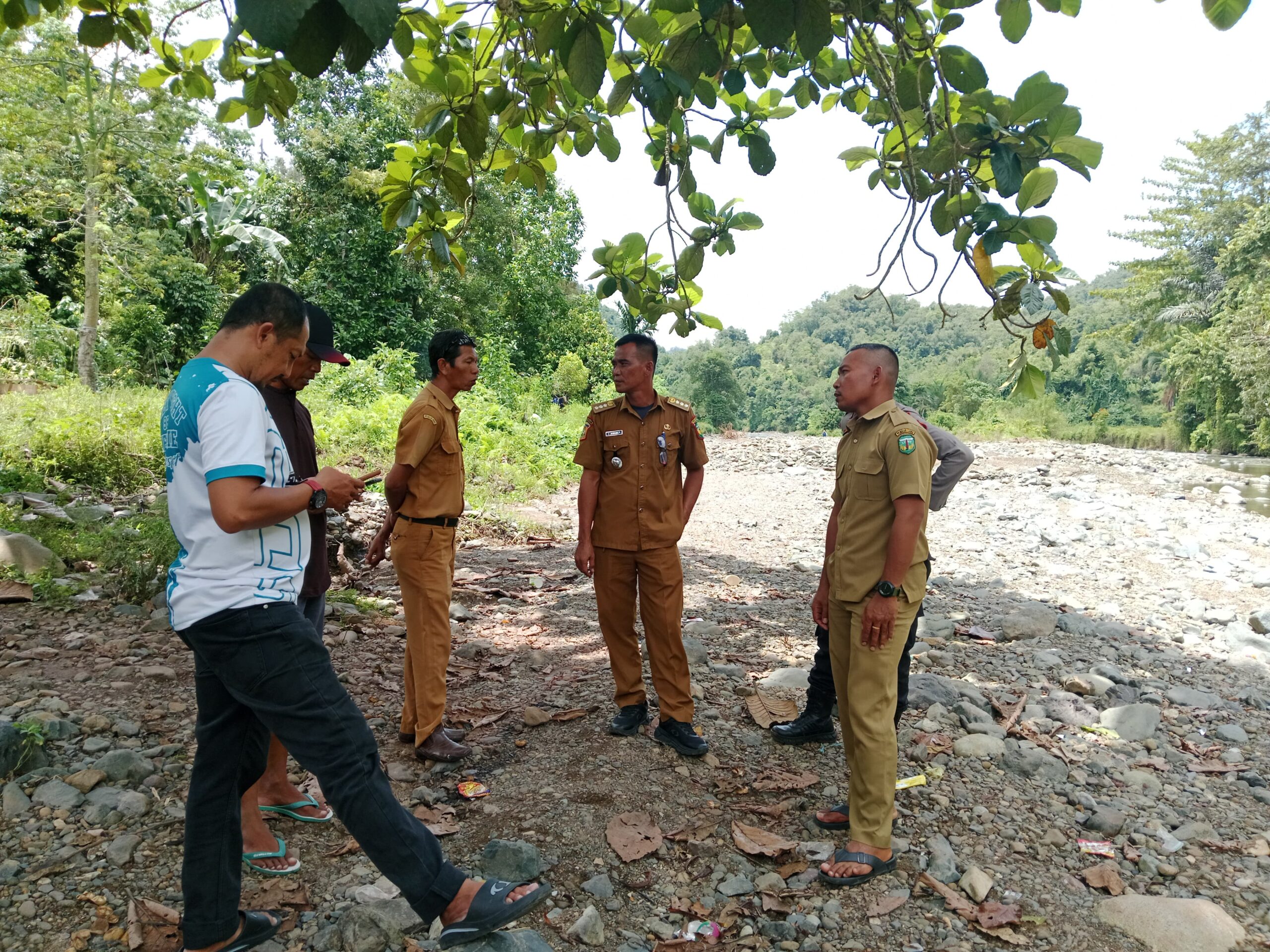 Tim Polres Luwu Tinjau Lokasi Tambang Emas Ilegal di Bastem Utara
