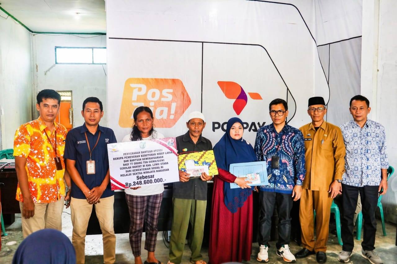 Bantuan ATENSI Hadir, Dorong Kemandirian Ekonomi Warga Luwu Utara